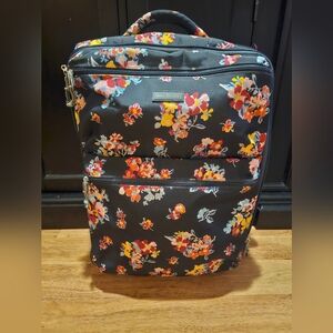 Vera Bradley CARRY ON Roller Floral Preppy Travel Suitcase Luggage- Wheeled 22in